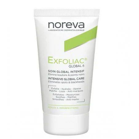 NOREVA EXFOLIAC GLOBAL 6 - SOIN TRAITANT IMPREFECTIONS SÉVÈRES 30 ML