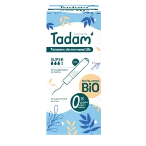 TADAM’ TAMPONS DERMO SENSITIFS AVEC APPLICATEUR SUPER X14