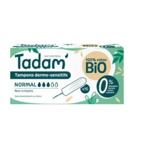 TADAM' TAMPONS NORMAL SANS APPLICATEUR 16U