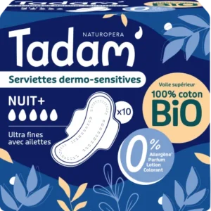 TADAM' SERVIETTES ULTRA NUIT+ X10