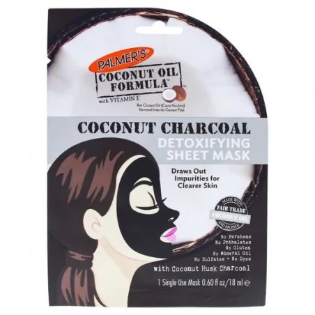 PALMER'S MASQUE DETOX HUILE COCO & CHARBON 18ML