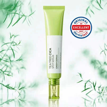 NATURE REPUBLIC GREEN DERMA TEA TREE CICA SPOT SERUM