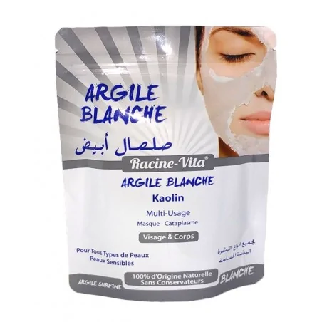 RACINE VITA ARGILE BLANCHE MASQUE-CATAPLASME MULTI-USAGE 100G