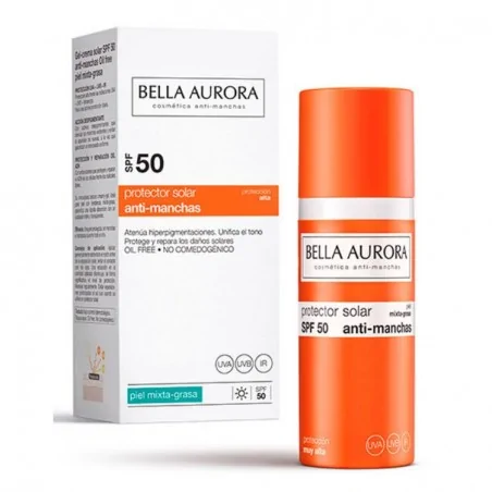 BELLA AURORA GEL SOLAIRE ANTI TÂCHE SPF 50+ (50ML)