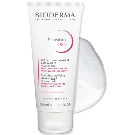 BIODERMA SENSIBIO DS+ GEL NETTOYANT APAISANT 200ML VISAGE ET CORPS
