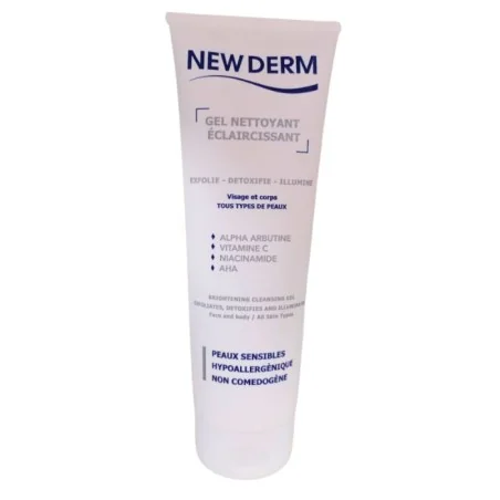 NEWDERM GEL NETTOYANT ECLAIRCISSANT VISAGE ET CORPS 250 ML