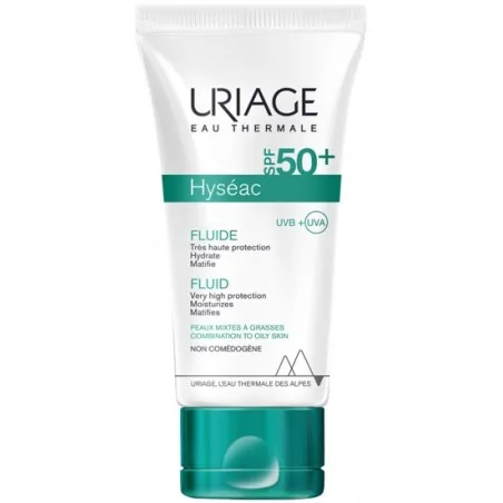URIAGE HYSEAC FLUIDE SOLAIRE SPF 50+ 50ML HAUTE PROTECTION