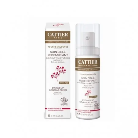 CATTIER - SOIN CIBLÉ REDENSIFIANT CONTOUR YEUX ET LÈVRES TOUCHE VELOUTÉE 15 ML