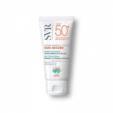 SVR 50+ SUN SECURE ÉCRAN MINÉRAL TEINTÉ 50ML PEAUX INTOLÉRANTES NORMALES A MIXTES