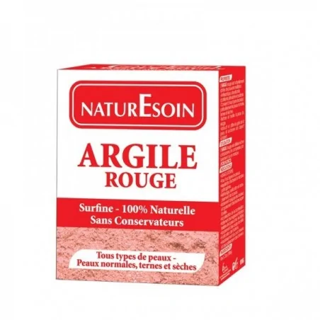 NATURE SOIN ARGILE ROUGE 100G