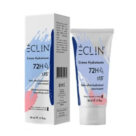 ECLIN CRÈME HYDRATANTE PEAU NORMALE À MIXTE 72H 50ML