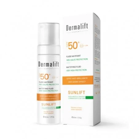 DERMALIFT SUNLIFT FLUIDE MATIFIANT 50+50ML