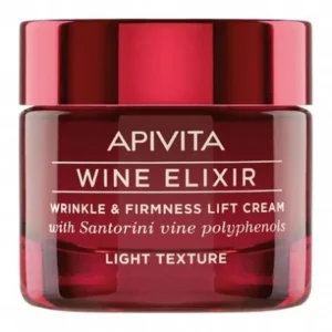 APIVITA WINE ELIXIR CRÈME LIFT RIDES & FERMETÉ – TEXTURE LIGHT 50ML
