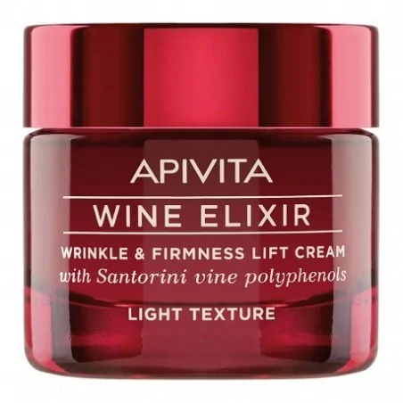 APIVITA WINE ELIXIR CRÈME LIFT RIDES & FERMETÉ – TEXTURE LIGHT 50ML