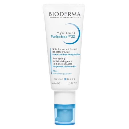 BIODERMA HYDRABIO PERFECTEUR SOIN HYDRATANT SPF30 PEAUX SENSIBLES DESHYDRATEES 40ML
