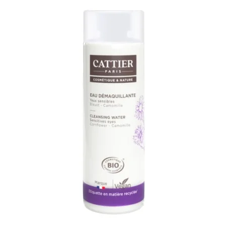 CATTIER EAU DEMAQUILLANTE YEUX SENSIBLES 150ML