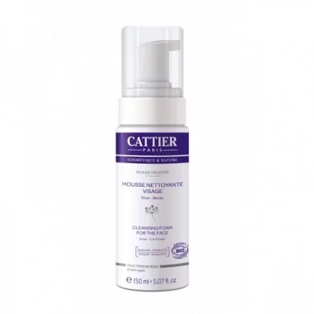 CATTIER MOUSSE NETTOYANTE VISAGE- NUAGE CELESTE 150ML