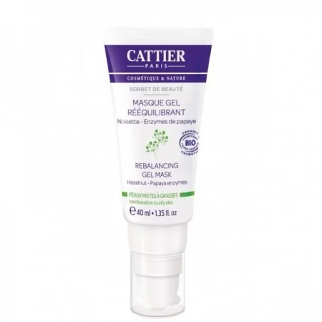CATTIER MASQUE GEL REEQUILIBRANT - SORBET DE BEAUTE 40ML
