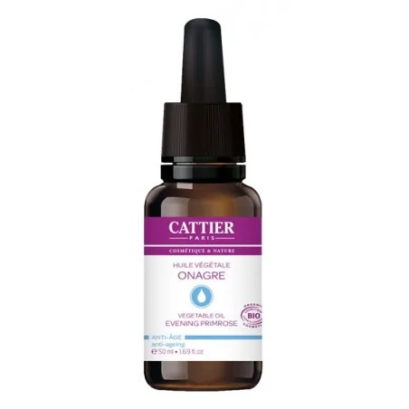 CATTIER HUILE VÉGÉTALE D'ONAGRE BIO 50ML