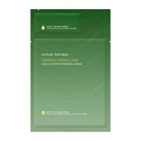 NATURE REPUBLIC GINSENG ROYAL SILK GOLD 2 STEP HYDROGEL MASK
