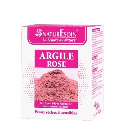 NATURE SOIN ARGILE ROSE 100 G