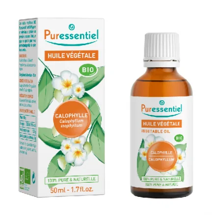 PURESSENTIEL HUILE VÉGÉTALE CALOPHYLLE BIO 50ML