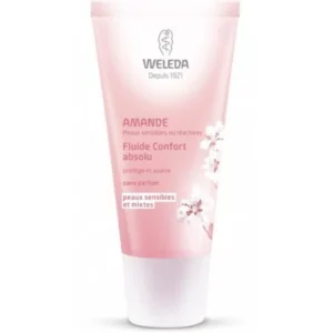 WELEDA FLUIDE CONFORT ABSOLU À L'AMANDE SENSIBLES ET MIXTES 30ML
