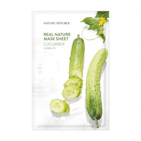NATURE REPUBLIC REAL NATURE CUCUMBER MASK SHEET 23G