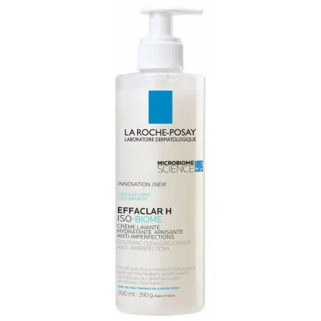 LA ROCHE POSAY EFFACLAR H ISO-BIOME CRÈME LAVANTE 390ML