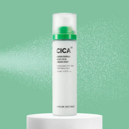 NATURE REPUBLIC GREEN DERMA MILD CICA CREAM MIST 120 ML