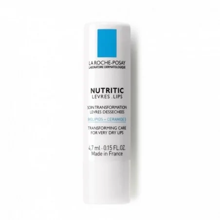 LA ROCHE-POSAY NUTRITIC STICK LEVRES 4,7ML SOIN TRANSFORMATION LÈVRES DÉSSÈCHÉES
