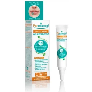PURESSENTIEL SOS LABIAL GEL RÉPARATEUR 10 HE -5 ML