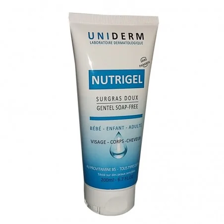 UNIDERM NUTRIGEL GEL SURGRAS DOUX 200ML