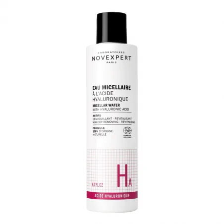 NOVEXPERT EAU MICELLAIRE À L'ACIDE HYALURONIQUE - 200ML