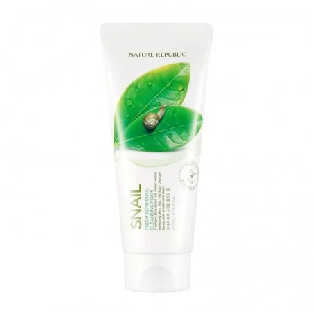 NATURE REPUBLIC FRESH HERB SNAIL CLEANSING FOAM 170ML