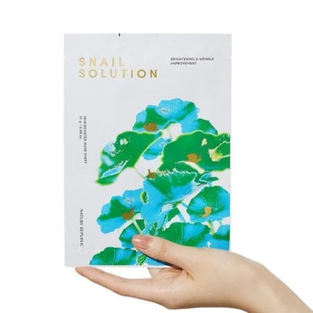 NATURE REPUBLIC SNAIL SOLUTION SKIN BOOSTER MASK SHEET 25 G