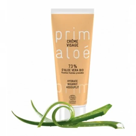PRIM'ALOE CRÈME VISAGE 73% ALOÉ VERA 50 ML