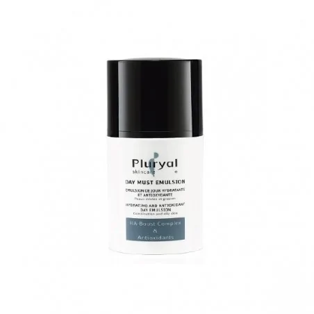PLURYAL SKINCARE EMULSION DE JOUR HYDRATANTE ET ANTIOXYDANTE (PEAUX MIXTES À GRASSES ) 50ML