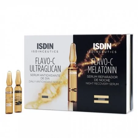 ISDIN ISDINCEUTIQUE FLAVO-C 24H PACK 10+10 AMPOULES
