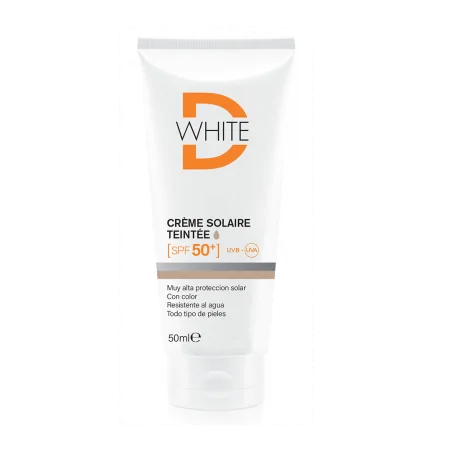DWHITE CRÈME SOLAIRE TEINTÉE SPF50+ 50ML