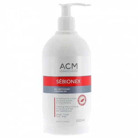 ACM SÉBIONEX GEL NETTOYANT PEAUX GRASSES ET À IMPERFECTIONS 500 ML