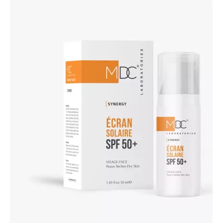 MDC SYNERGIE ECRAN SOLAIRE SPF50+ PEAU SÈCHE 50 ML