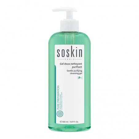SOSKIN GEL NETTOYANT DOUX PURIFIANT 500ML