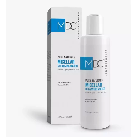 MDC PURE NATURALS EAU NETTOYANTE MICELLAIRE 150 ML