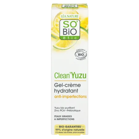 SO BIO YUZU GEL CRÈME HYDRATANT ANTI-IMPERFECTIONS 40ML