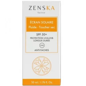 ZENSKA ÉCRAN SOLAIRE FLUIDE TOUCHER SEC – 50ML