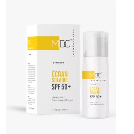 MDC SYNERGIE ECRAN SOLAIRE SPF50+ PEAUX GRASSES 50 ML