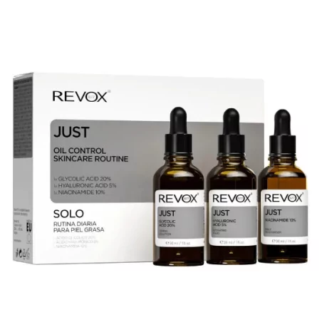 REVOX B77 JUST ROUTINE DE SOINS DE LA PEAU POUR LE CONTRÔLE DU SÉBUM 3*30ML