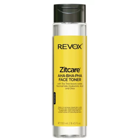 REVOX B77 ZITCARE AHA.BHA.PHA. ACTIVE FACE TONER, 250ML