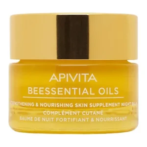 APIVITA BEESSENTIAL OILS STRENGTHENING & NOURISHING SKIN SUPPLEMENT NIGHT BALM 15 ML